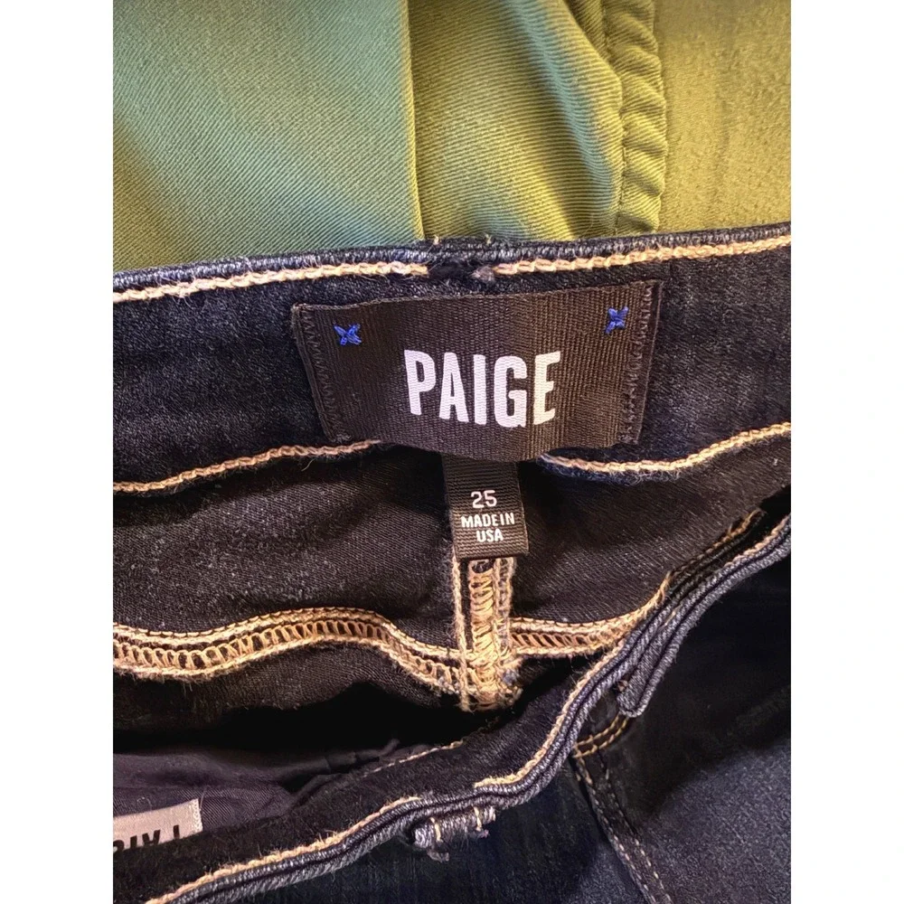 Paige Verdugo Ultra Skinny Jeans Kenna Dark Wash Denim Size 25